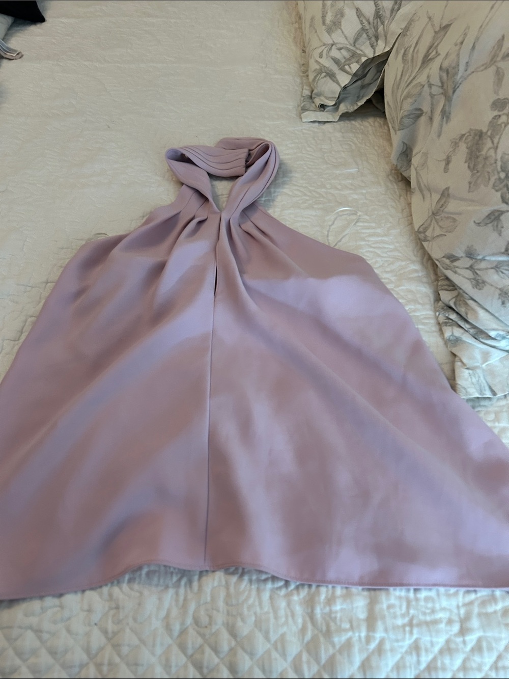 Amanda Uprichard Lavender Halter Neck Top